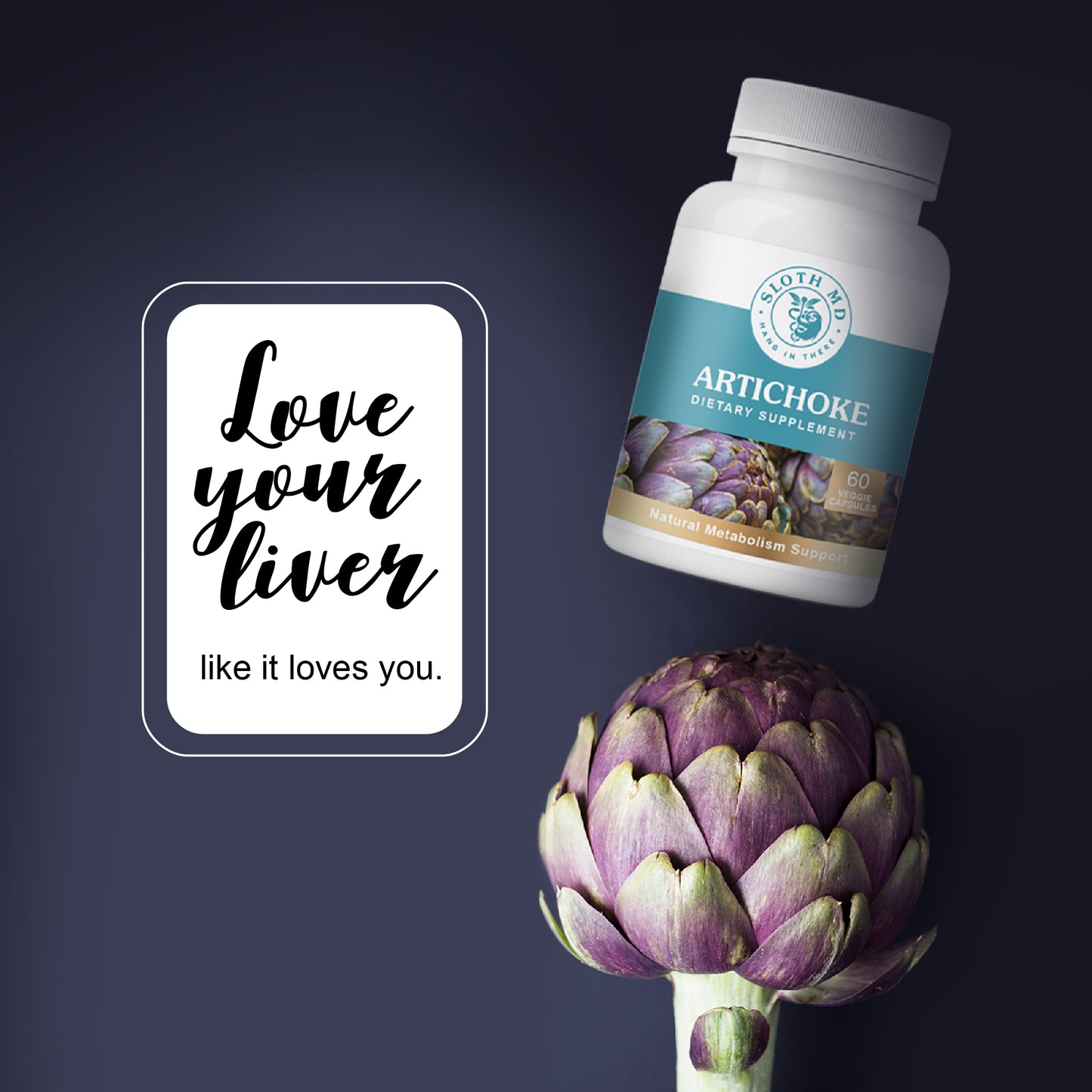 Artichoke, 60vcaps - Sloth Medical