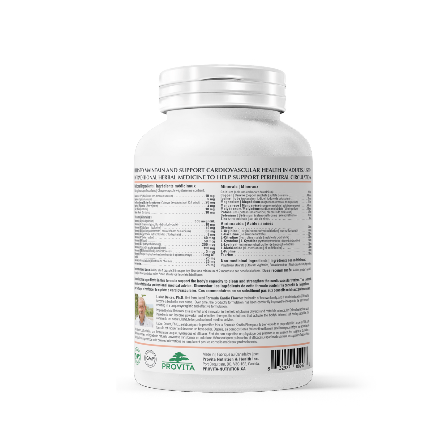 Practitioner Series - Kardio Flow, 330 vcaps - Provita