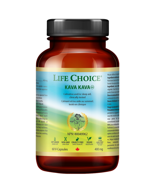 KAVA KAVA 400mg, 60vcaps - Life Choice