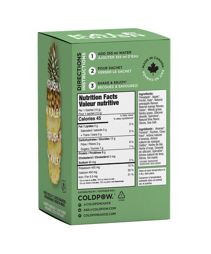 Kale Krush, 35g x4 - Coldpow Drinks
