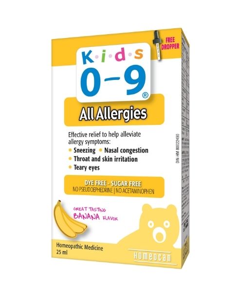 Kids 0-9 Allergies, 25 Ml - Homeocan