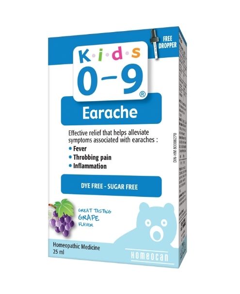 Kids 0-9 Earache Solut., 25ml - Homeocan