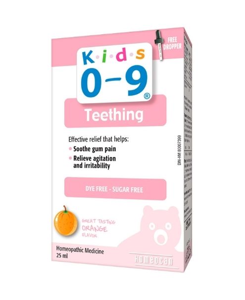 Kids 0-9 Teething Solution,25ml - Homeocan