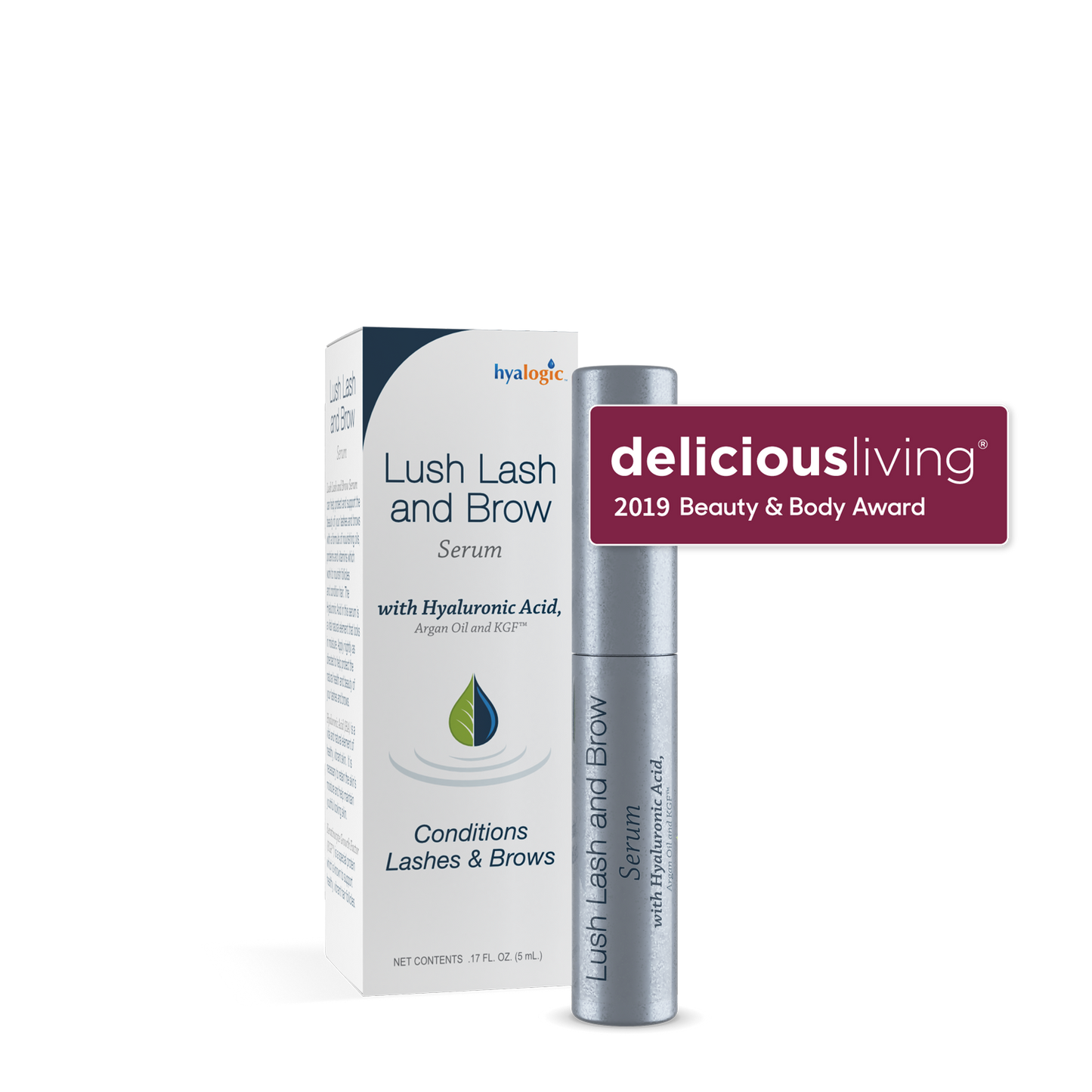 Lush Lash & Brow Serum, 5ml - Hyalogic