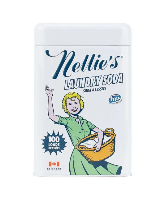Laundry Soda 100 Load Tin, Cork - Nellie's