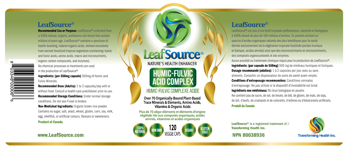 Shilajit W/Humic-Fulvic Acid Complex, 120s - LeafSource