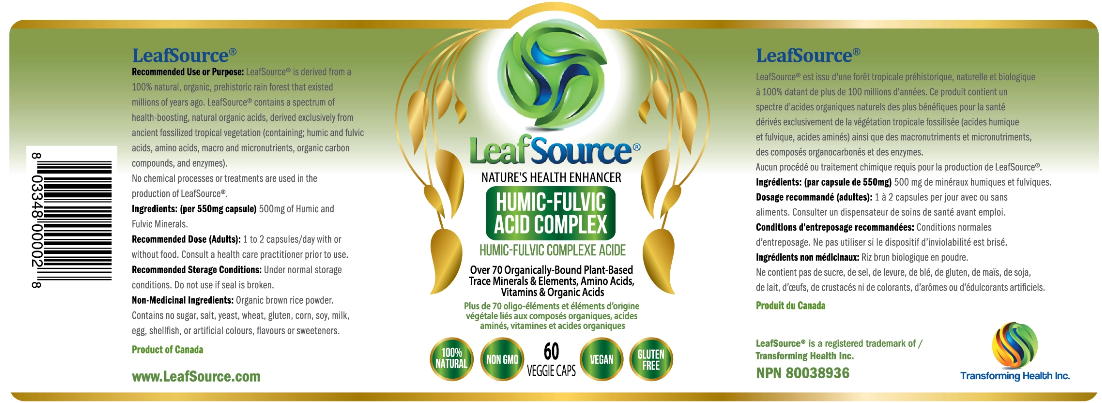 Shilajit W/Humic-Fulvic Acid Complex, 60s - LeafSource