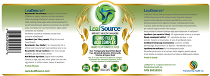 Shilajit W/Humic-Fulvic Acid Complex, 60s - LeafSource