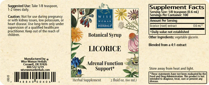Licorice SE, 112g - Wise Woman Herbals