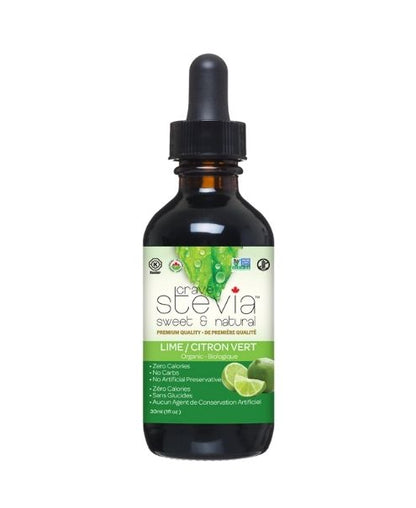 Crave Stevia, Liquid Drops, Lime, 30ml