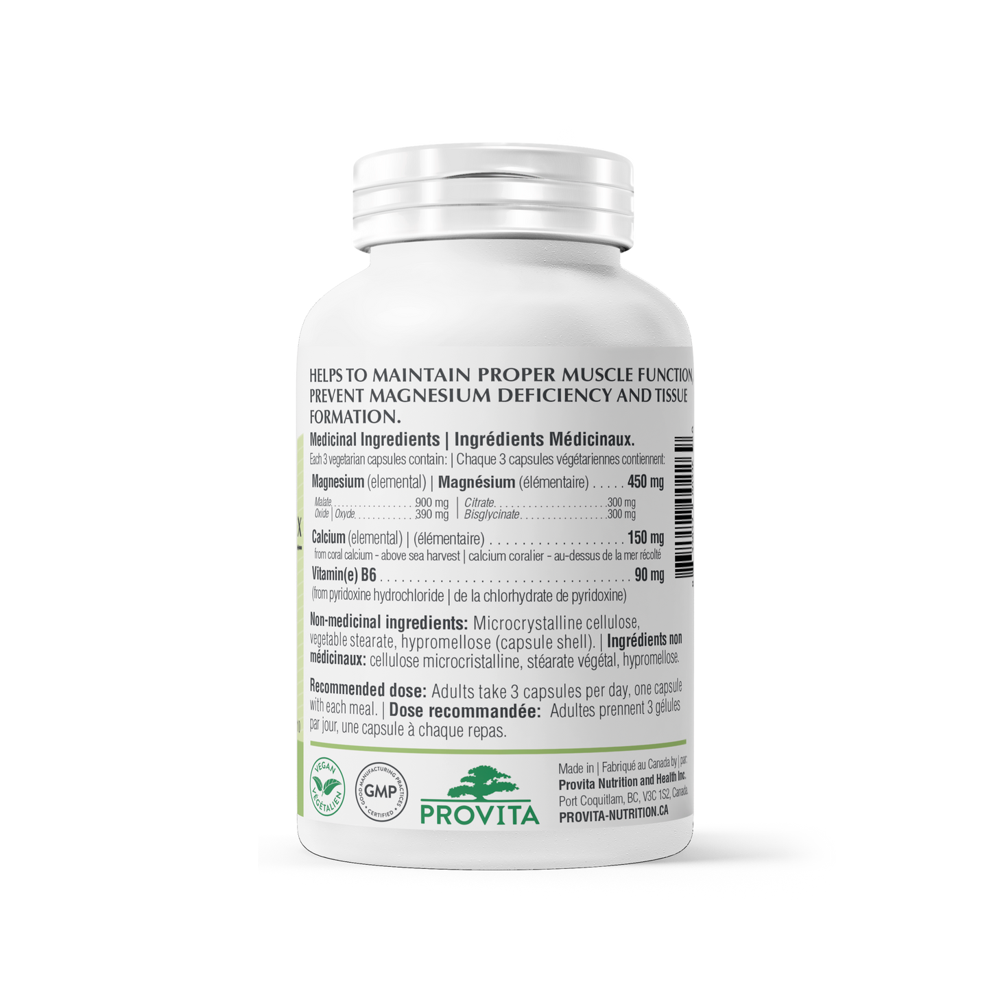 Magnésium Pro 90 gélules - Provita