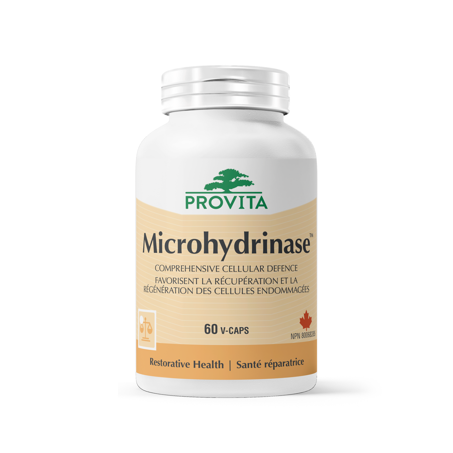 Practitioner Series - Microhydrinase, 60 caps - Provita