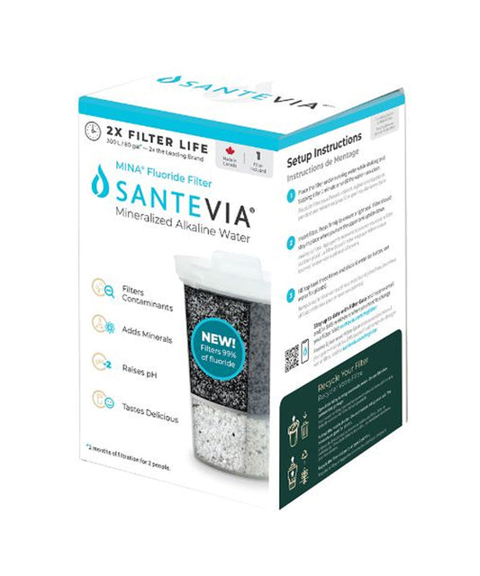Filtre au fluorure MINA - Systèmes Santevia