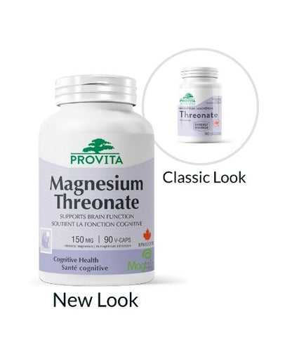 Thréonate de magnésium, 90 gélules végétales - Provita