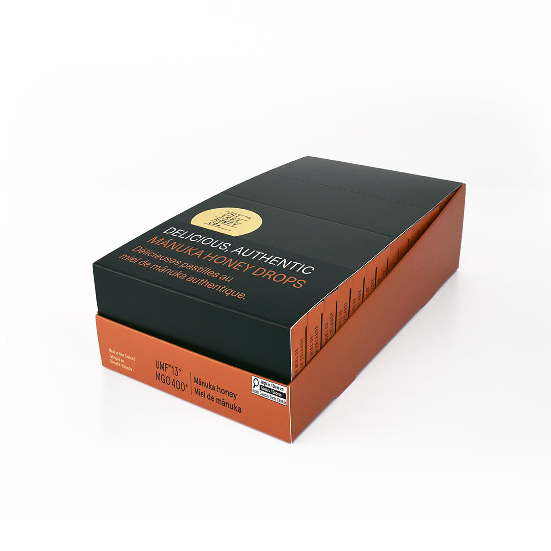 Original Manuka Honey Drops, 15ct/Display - The True Honey