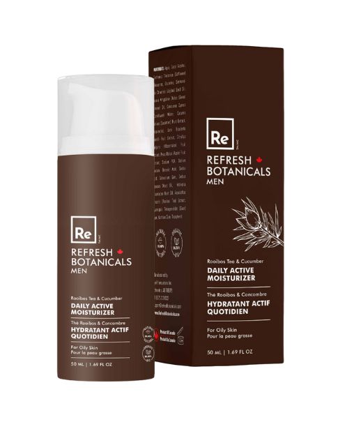 Men Daily Active Moisturizer, 50ml - Refresh Botanicals