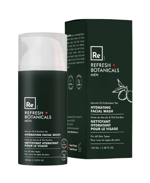 Men Hydrating Facial Wash, 100ml - Refresh Botanicals