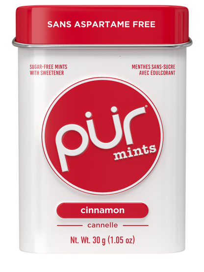 Mints Cinnamon, 30ct, 12/tray - The Pur Company