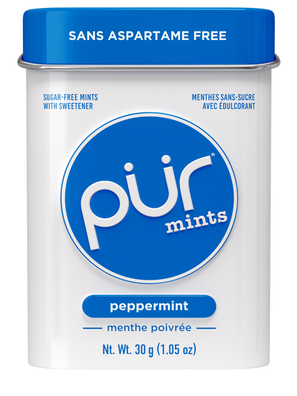 Mints - Peppermint, 30ct, 12/tray - The Pur Company