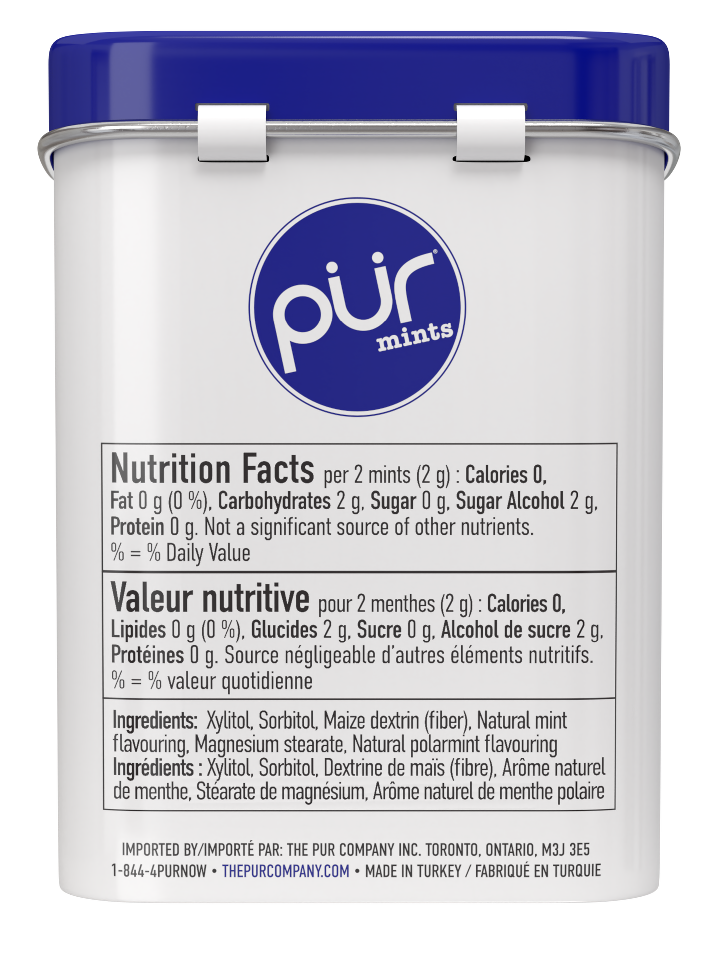 Mints - Polar Mint, 30ct, 12/tray - The Pur Company
