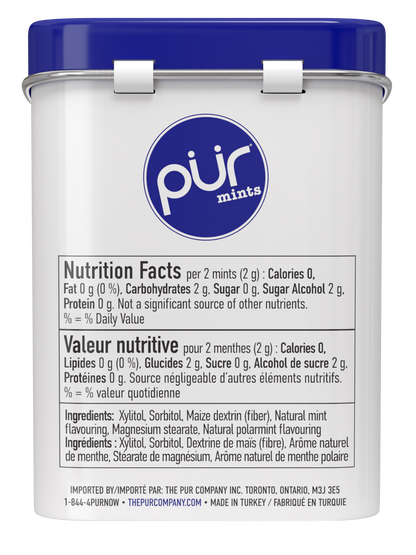 Mints - Polar Mint, 30ct, 12/tray - The Pur Company