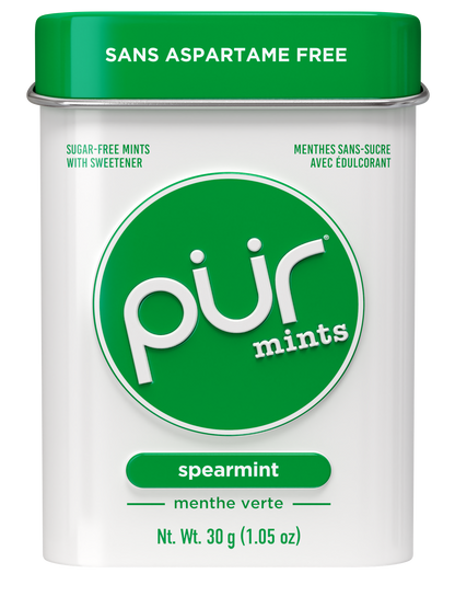 Mints - Spearmint, 30ct, 12/tray - The Pur Company