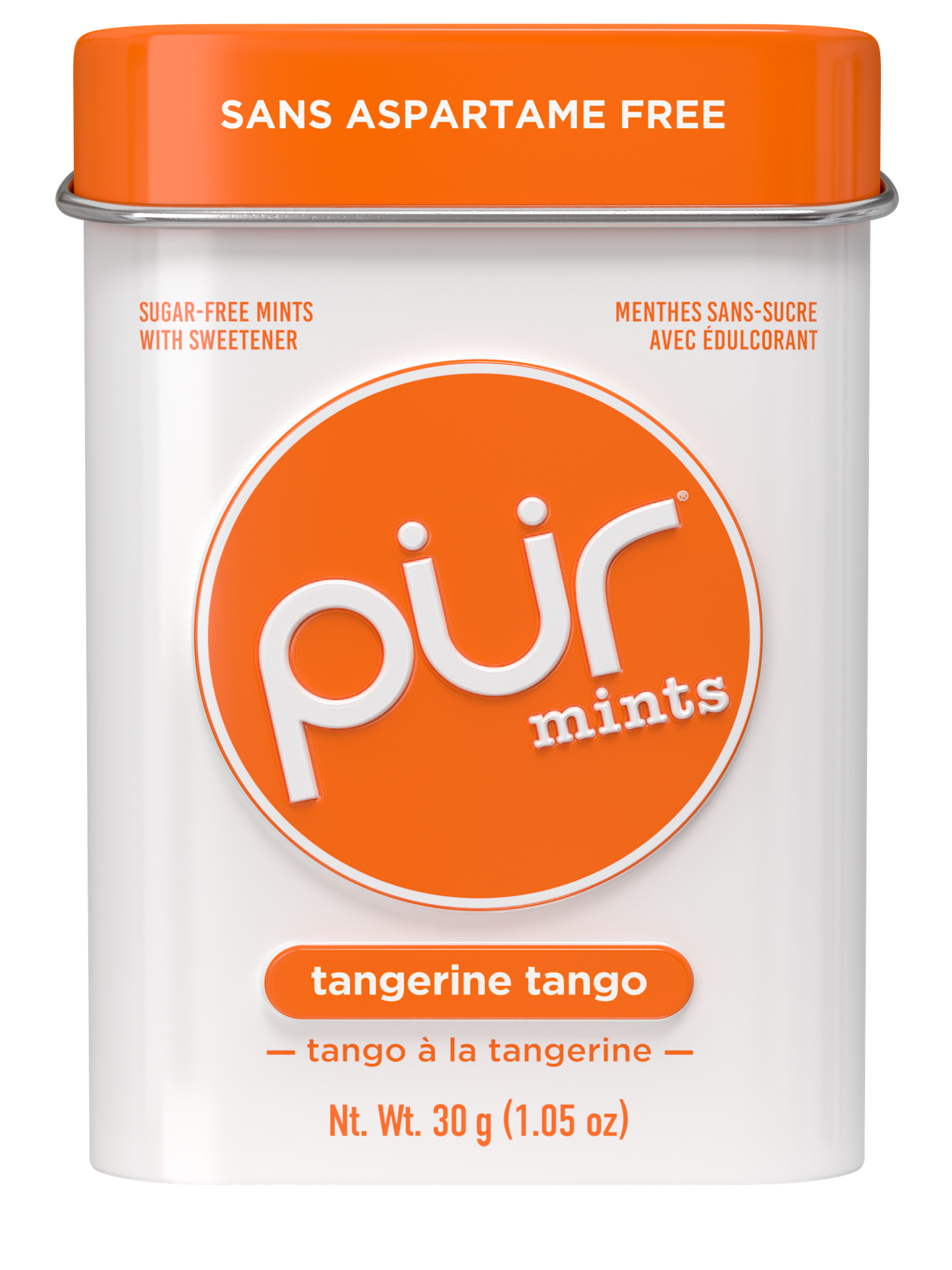 Mints  -Tangerine, 30ct, 12/tray - The Pur Company