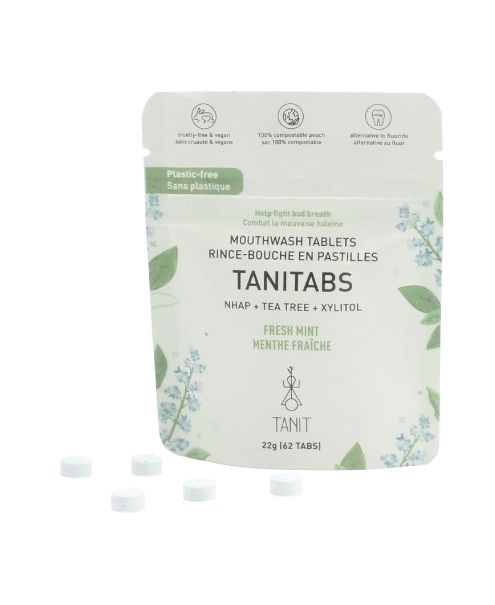 Mouthwash, Frsh Mint, 62tab Pch - Tanit