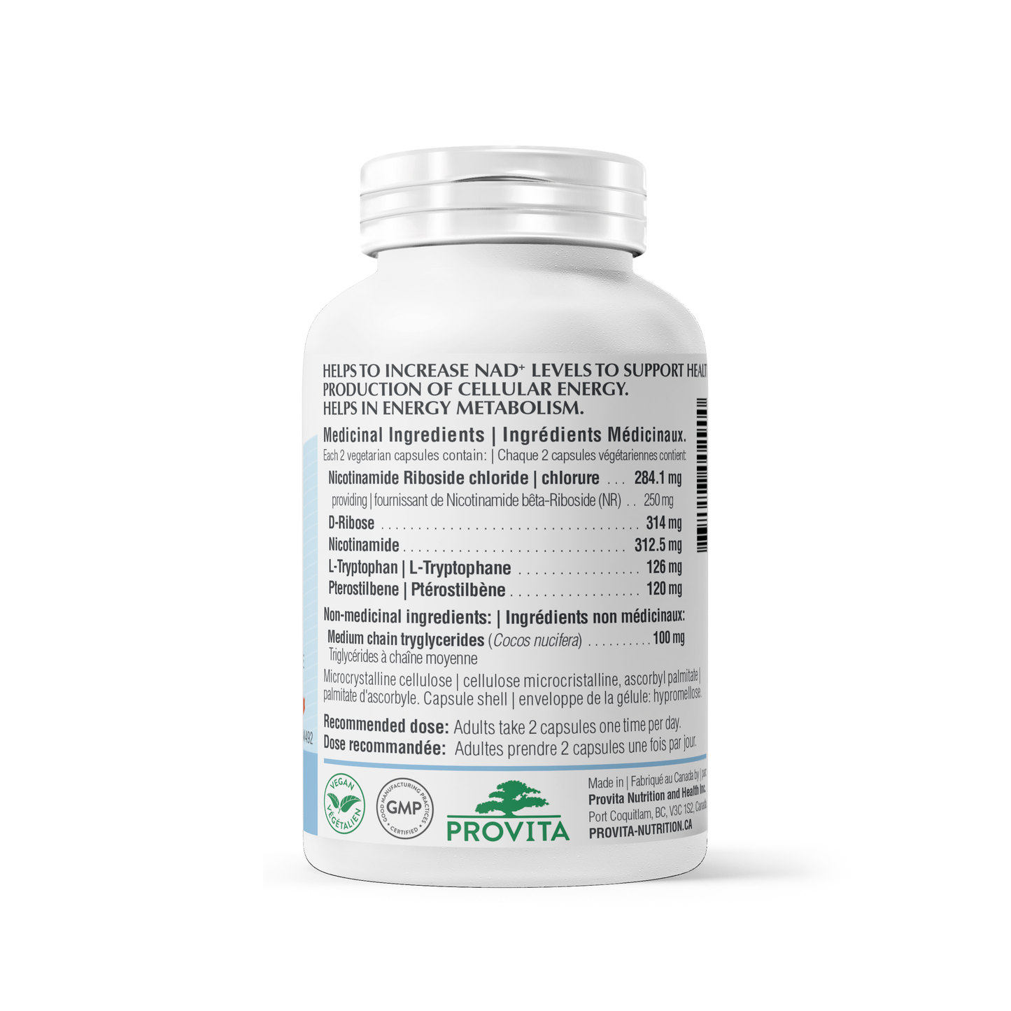 Nadogen, 60 capsules végétales - Provita