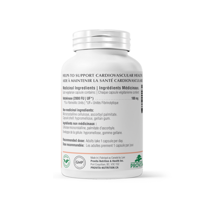Nattokinase 2000FU, 60 DR vcaps - Provita