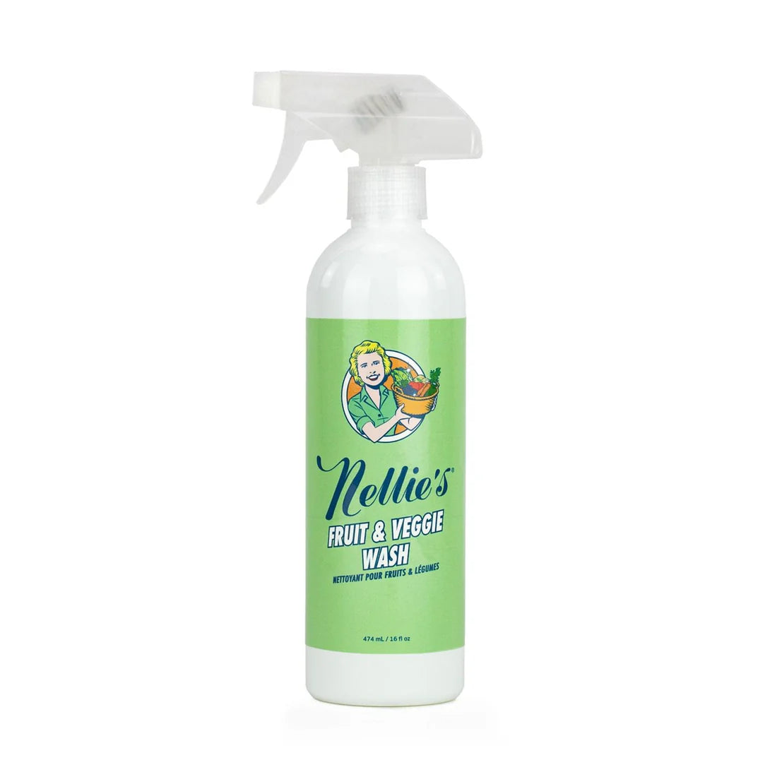 Fruit And Veggie Wash, 474ml - Nellie's