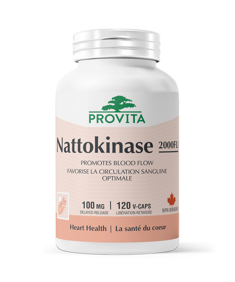 Nattokinase 2000FU, 120 gélules - Provita