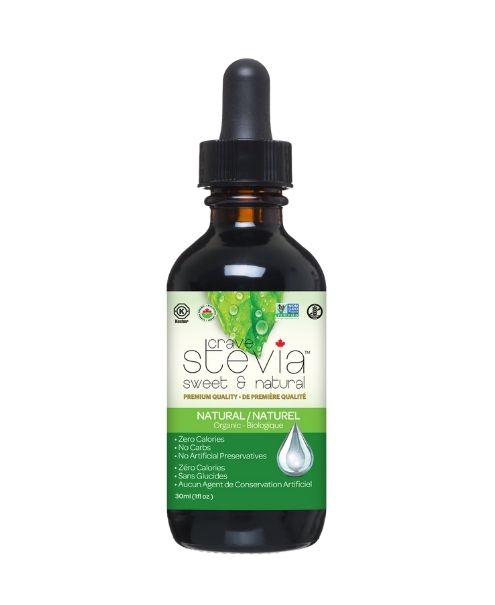 Crave Stevia, Liquid Drops, Natural, 30ml