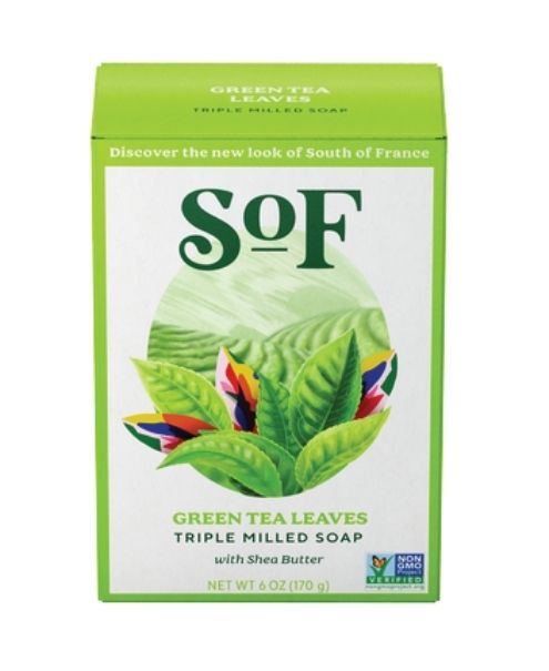 Natural Soap Green Tea, 170 g - South Of France