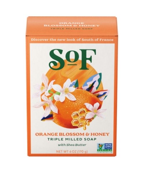 Natural Soap Orange Honey, 170 g - South Of France