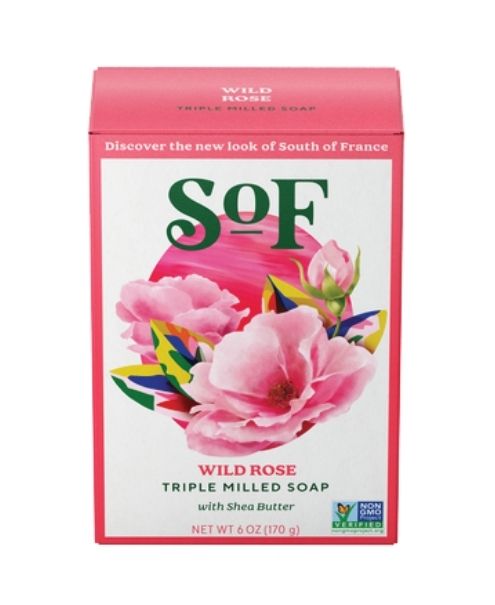 Natural Soap Wild Rose, 170 g - South Of France