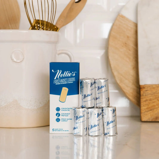 Dish Stick Brush Refill, 5pk - Nellie's