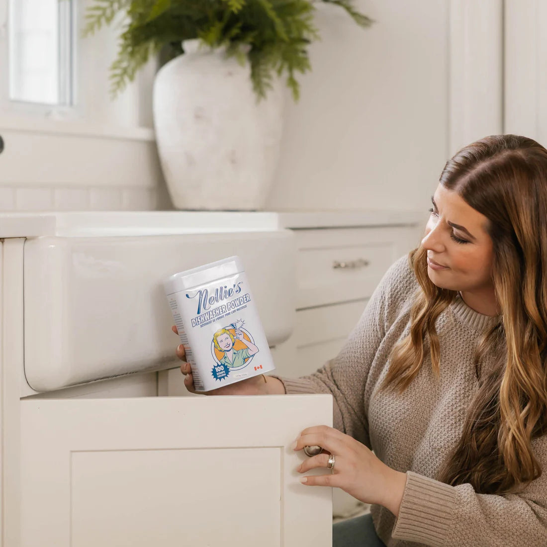 Dish Powder Tin, 100 Load Cork - Nellie's