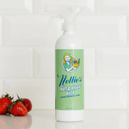 Fruit And Veggie Wash, 474ml - Nellie's