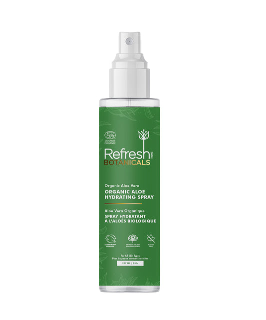 Organic Aloe Hydrating Spray, 237ml - Refresh Botanicals