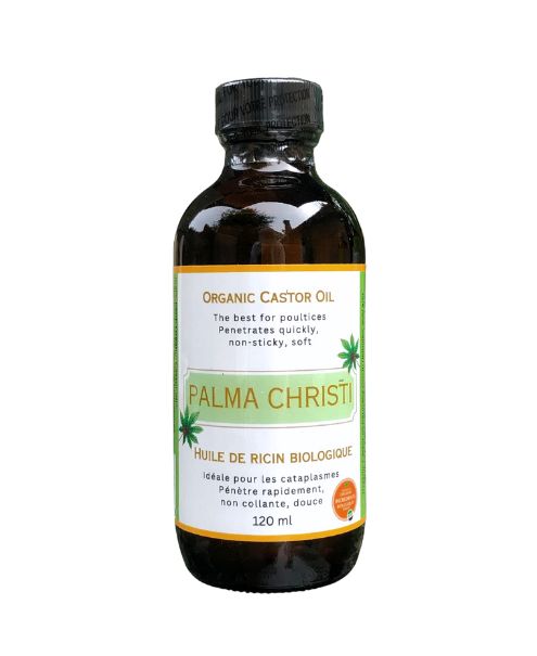 Organic Castor Oil, 120ml - Palma Christi ( Western Ca Only)