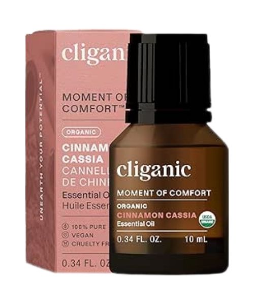 Organic Cinnamon Cassia Oil, 10ml - Cliganic