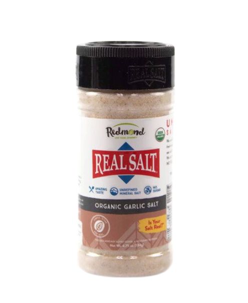 Organic Garlic Salt 134g - Redmond