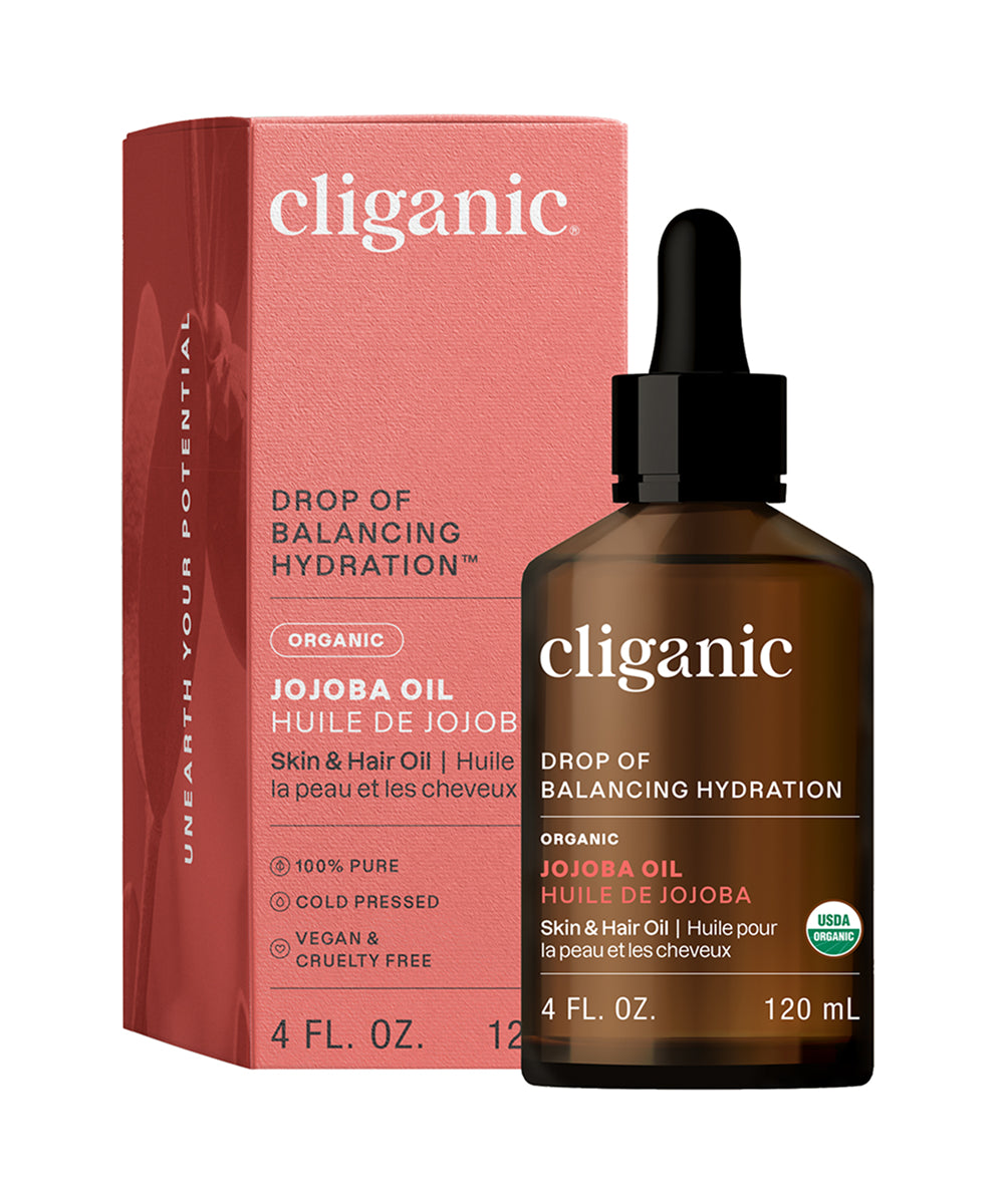 Organic Jojoba Oil, 120ml - Cliganic
