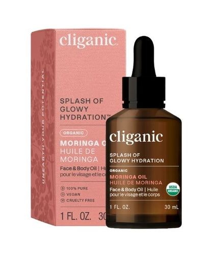 Organic Moringa Oil, 30ml - Cliganic