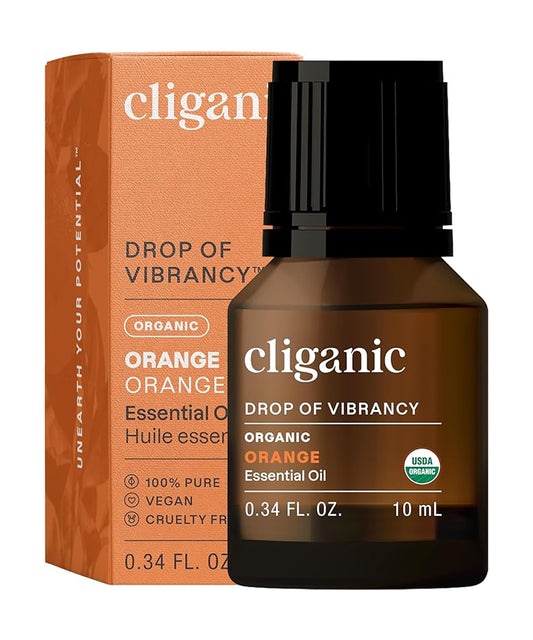 Organic Orange Oil, 10ml - Cliganic