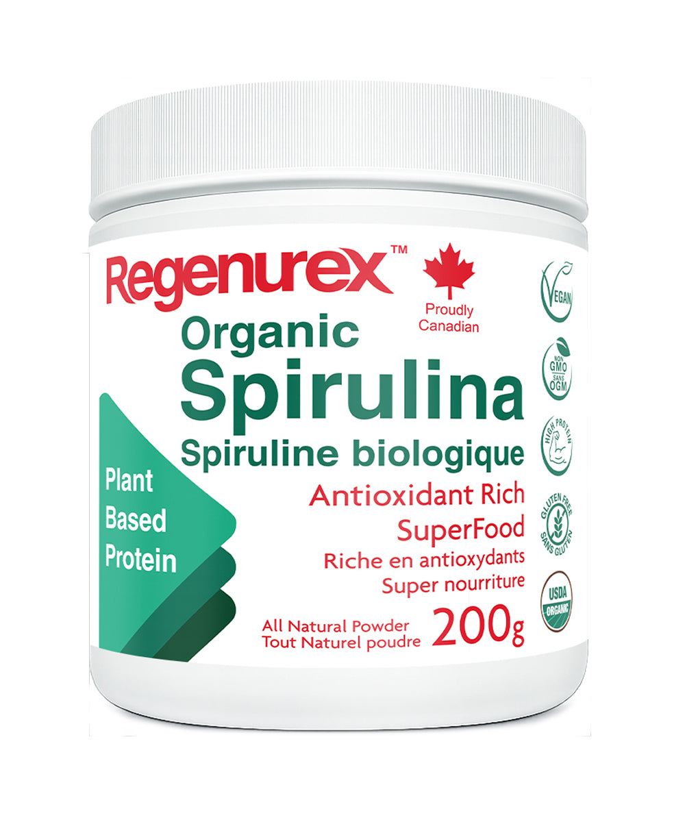 Organic Spirulina, 200g - Regenurex