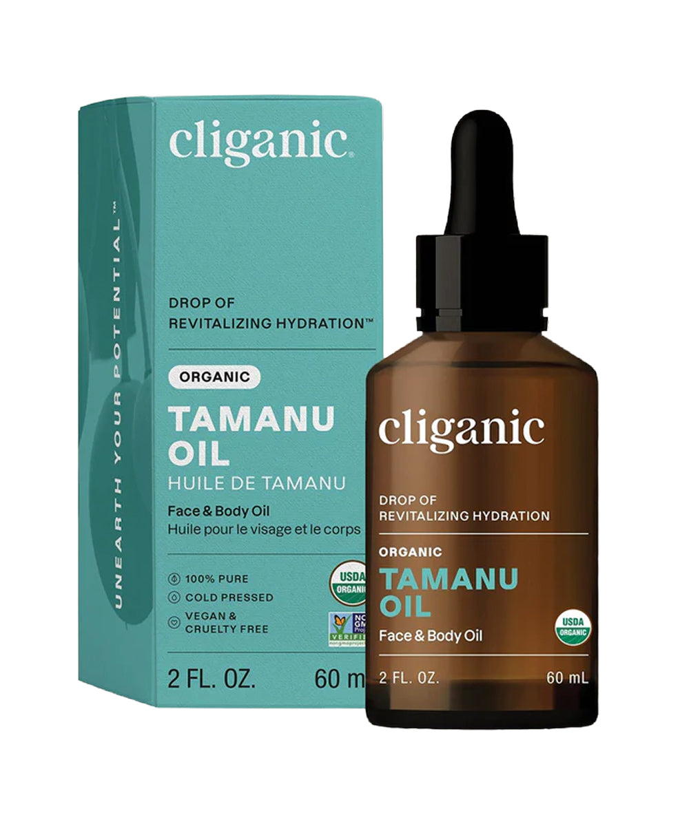 Organic Tamanu Oil, 60ml - Cliganic