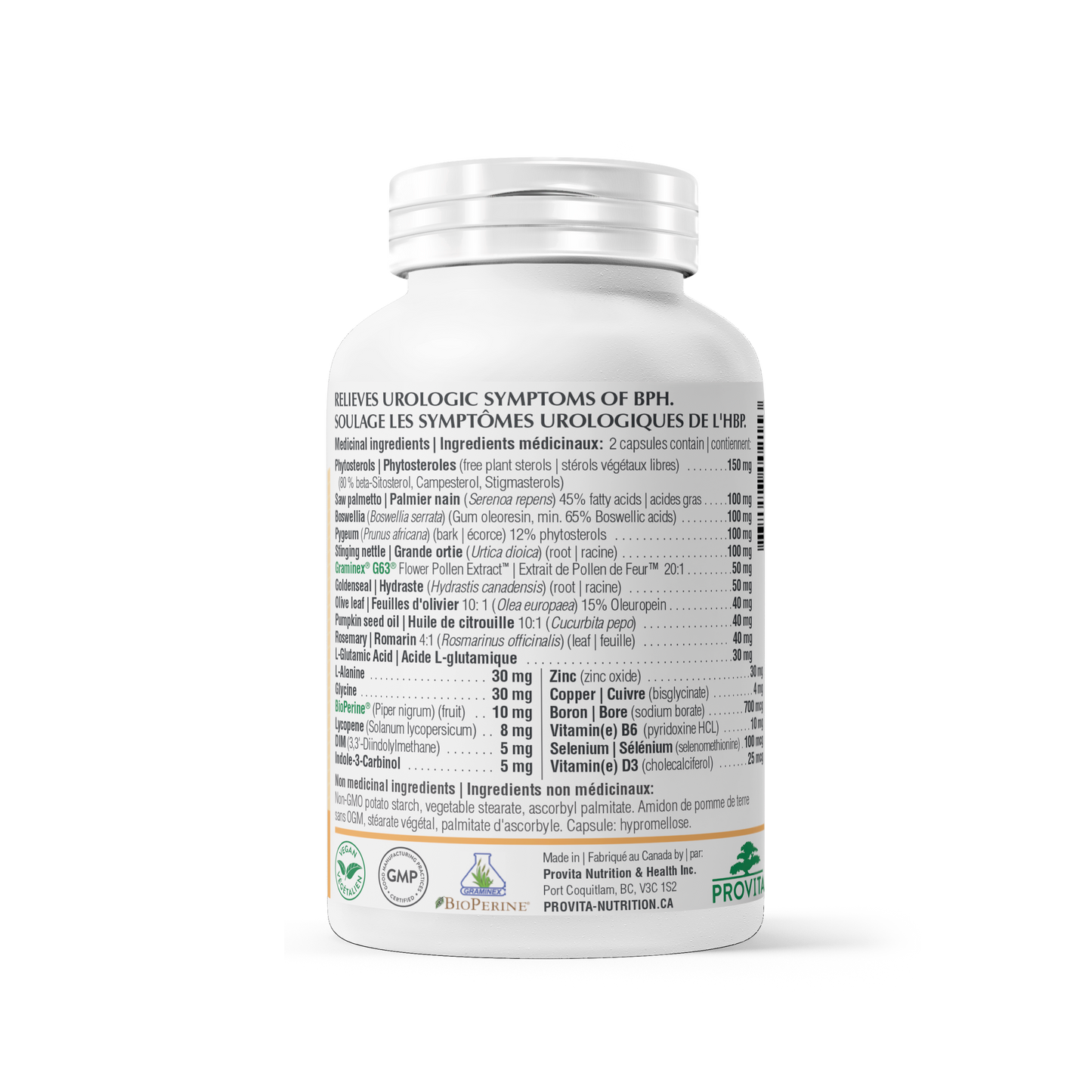 Prostate Pro, 60 vcaps - Provita