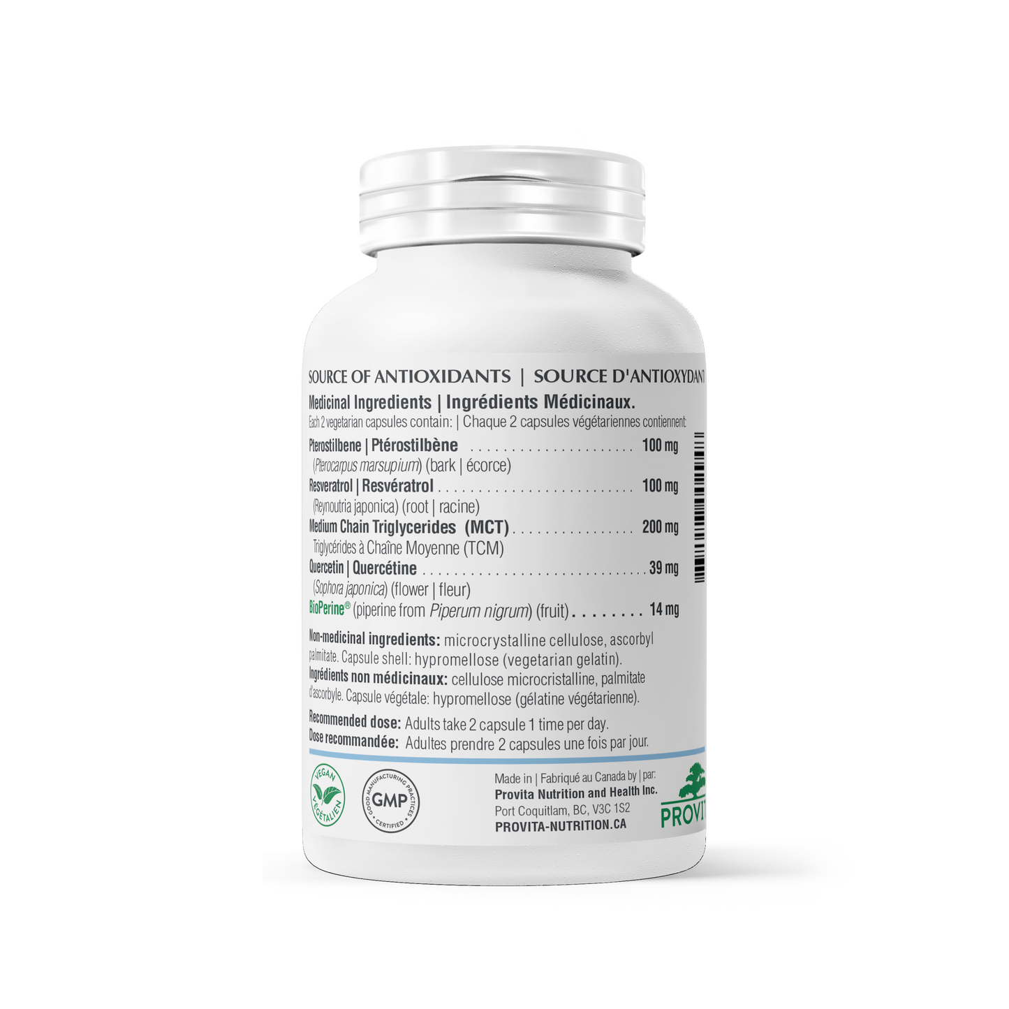 Practitioner Series - Pterostilbene, 60 vcaps - Provita